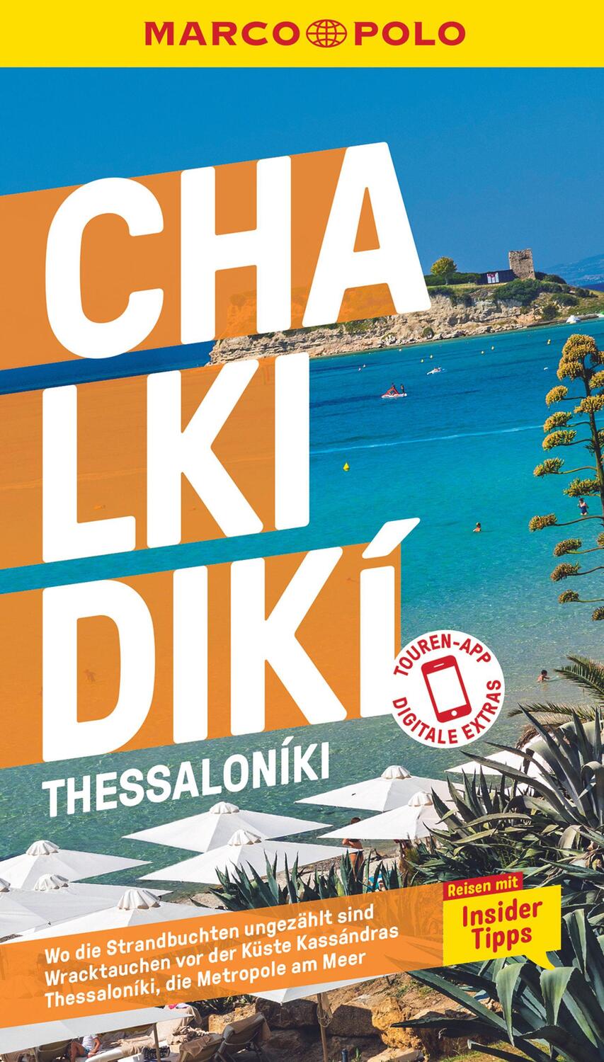 Cover: 9783829734974 | MARCO POLO Reiseführer Chalkidikí, Thessaloníki | Klaus Bötig | Buch