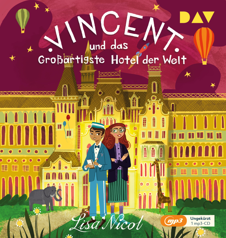 Cover: 9783742421272 | Vincent und das Großartigste Hotel der Welt, 1 Audio-CD, 1 MP3 | Nicol