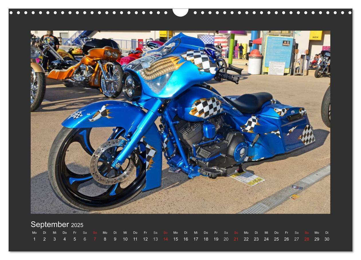 Bild: 9783435788507 | BEST OF HARLEY-DAVIDSON BAGGER-STYLE (Wandkalender 2025 DIN A3...