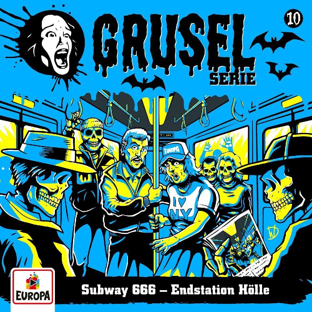Cover: 196587560423 | Gruselserie - Subway 666 - Endstation Hölle, 1 Audio-CD | Audio-CD