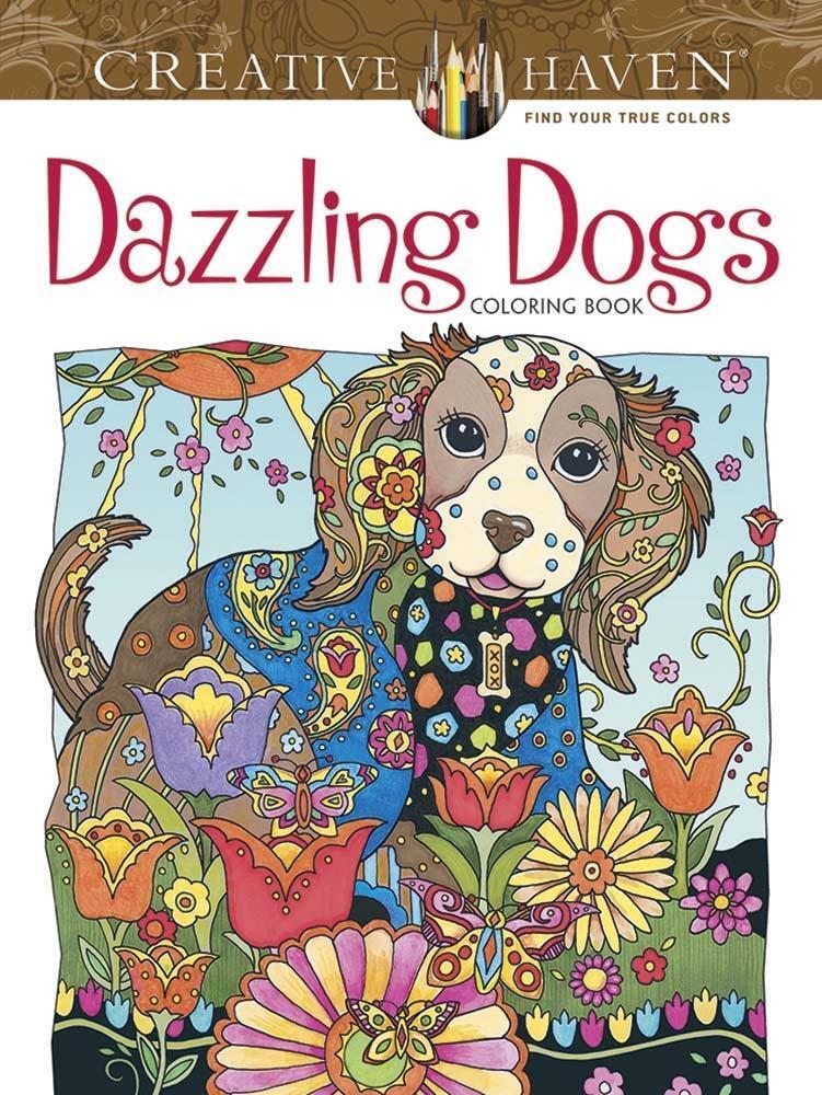 Cover: 9780486803821 | Creative Haven Dazzling Dogs Coloring Book | Marjorie Sarnat | Buch