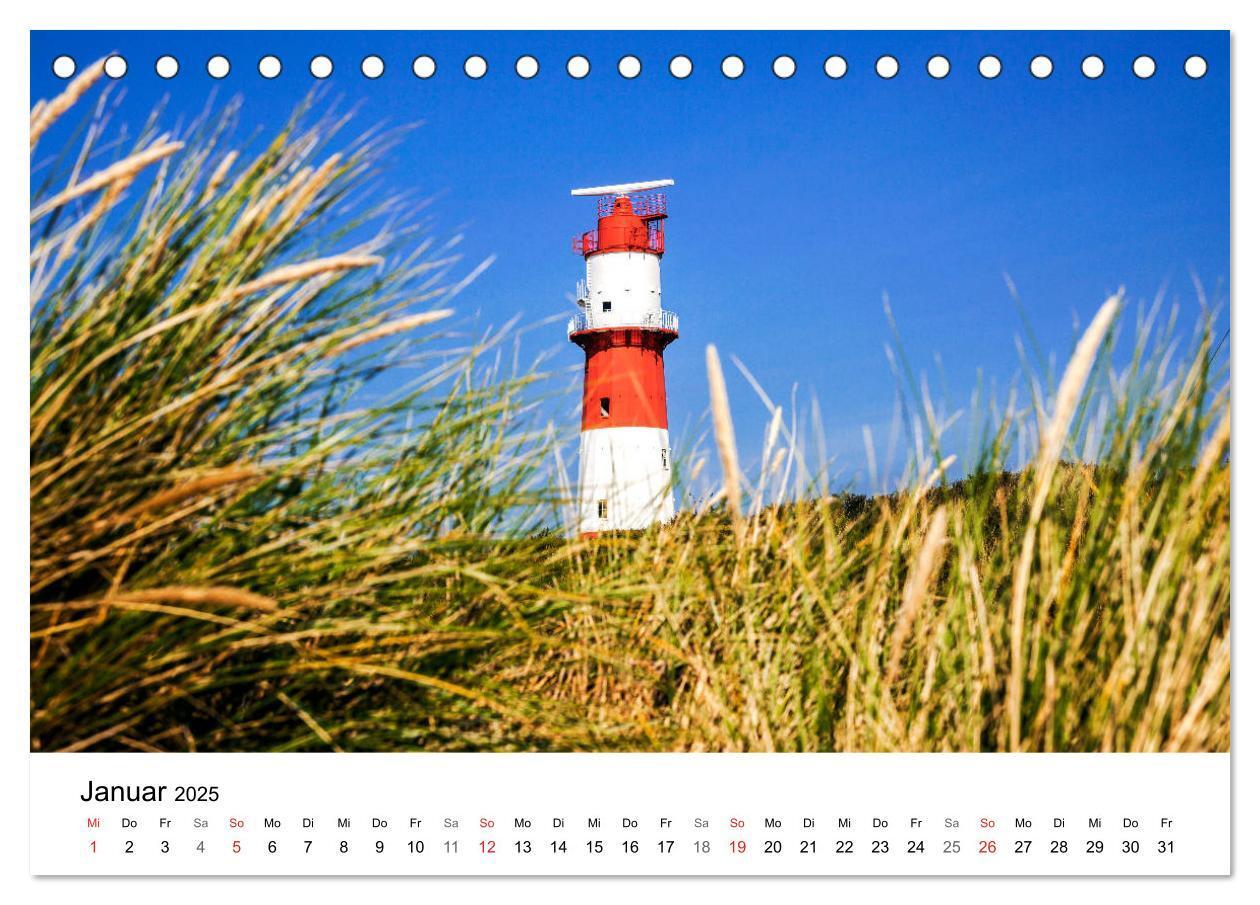 Bild: 9783435493739 | Borkum - Inselblicke (Tischkalender 2025 DIN A5 quer), CALVENDO...