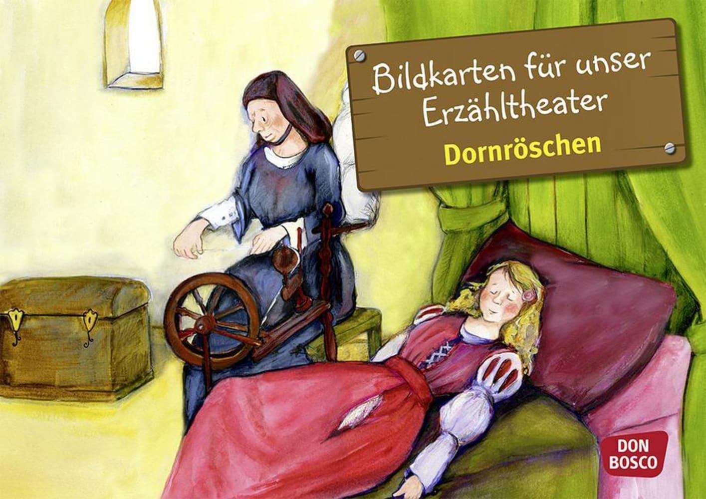Cover: 4260179510410 | Dornröschen. Kamishibai Bildkartenset. | Brüder Grimm | Box | 13 S.