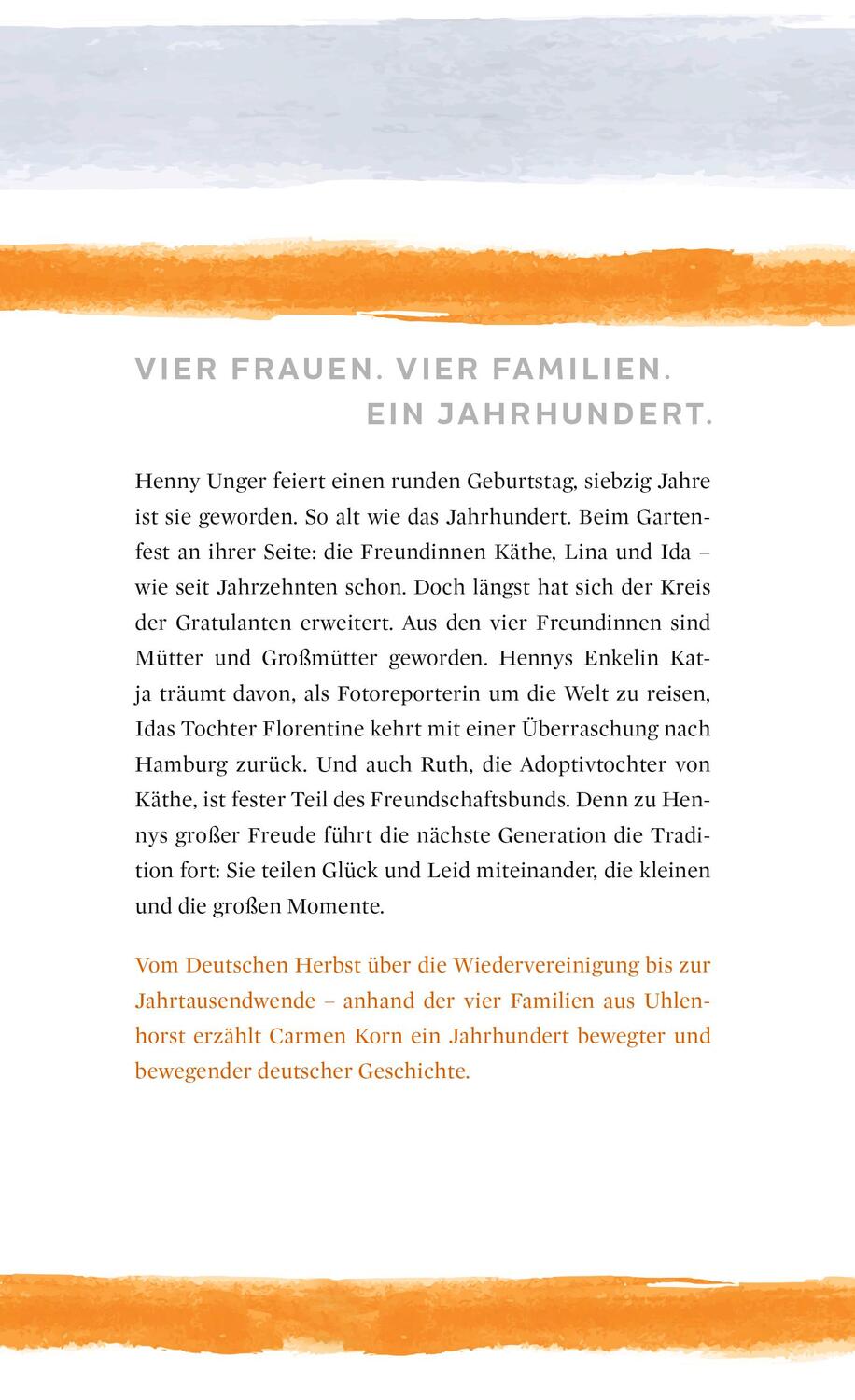 Rückseite: 9783463406848 | Zeitenwende | Carmen Korn | Buch | Jahrhundert-Trilogie | Deutsch