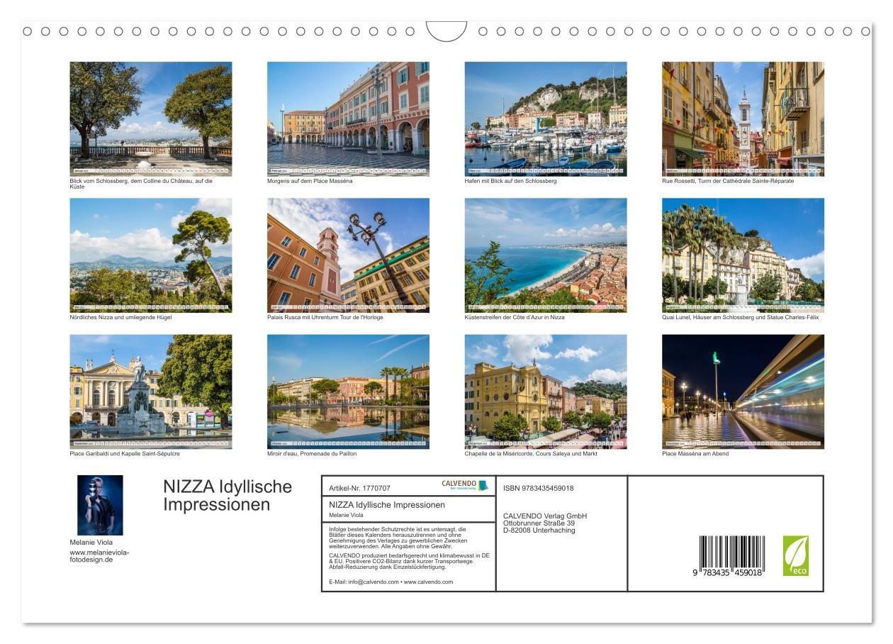 Bild: 9783435459018 | NIZZA Idyllische Impressionen (Wandkalender 2025 DIN A3 quer),...