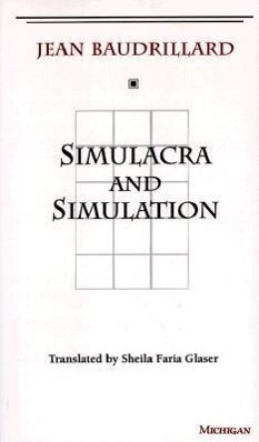 Cover: 9780472065219 | Simulacra and Simulation | Jean Baudrillard | Taschenbuch | Englisch