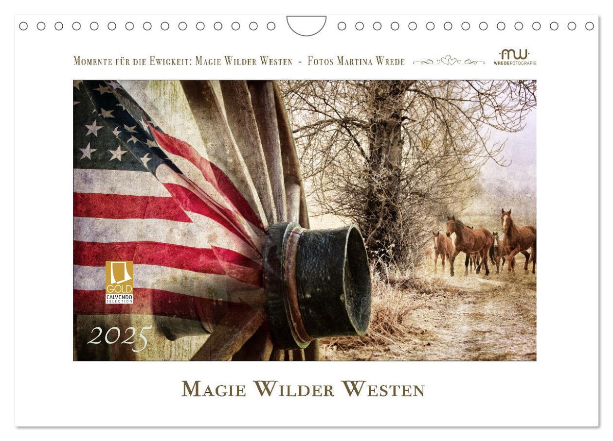 Cover: 9783435088409 | Magie Wilder Westen (Wandkalender 2025 DIN A4 quer), CALVENDO...