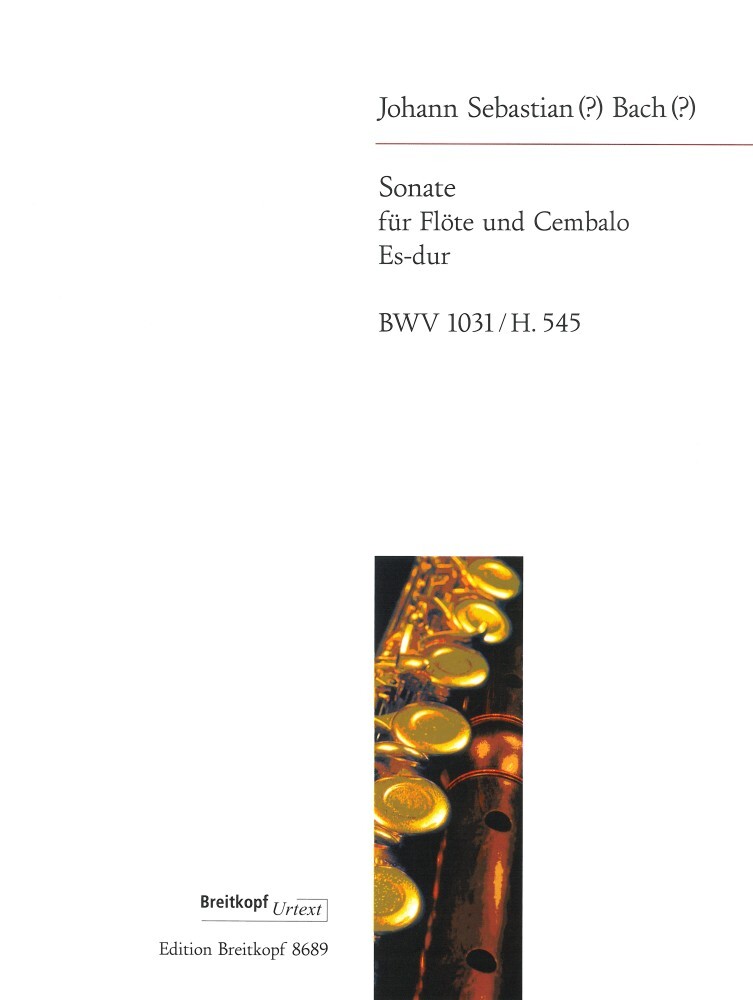 Cover: 9790004180723 | Sonate Es-dur BWV 1031 | Johann Sebastian Bach | Buch