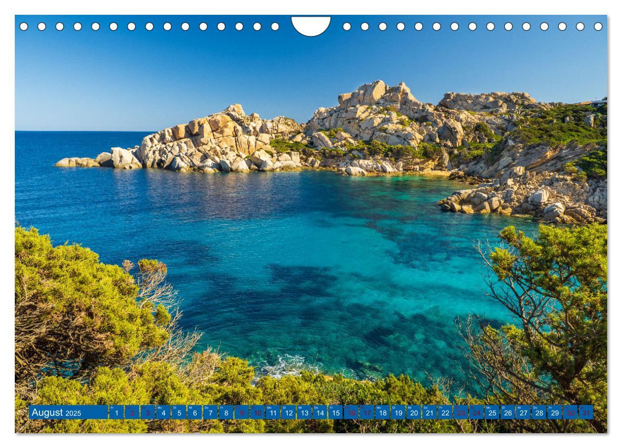 Bild: 9783435001880 | Sardiniens Norden (Wandkalender 2025 DIN A4 quer), CALVENDO...