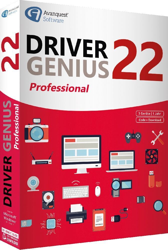 Cover: 4023126123886 | Driver Genius 22 Professional, Code in a Box | MP3 | Avanquest