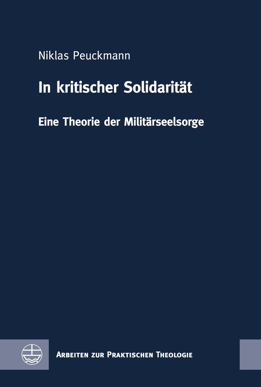Cover: 9783374071258 | In kritischer Solidarität | Eine Theorie der Militärseelsorge | Buch