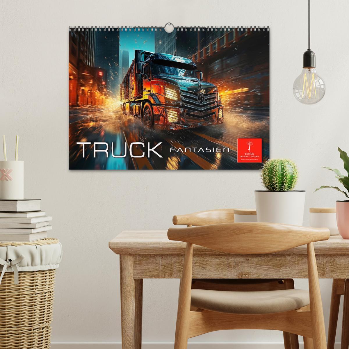 Bild: 9783383891373 | Truck Fantasien (Wandkalender 2025 DIN A3 quer), CALVENDO...