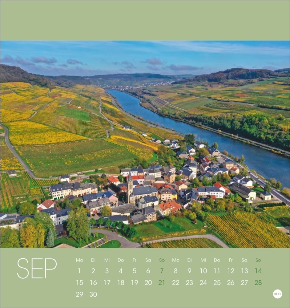 Bild: 9783756408696 | Luxemburg Postkartenkalender 2025 | Kalender | Spiralbindung | 13 S.