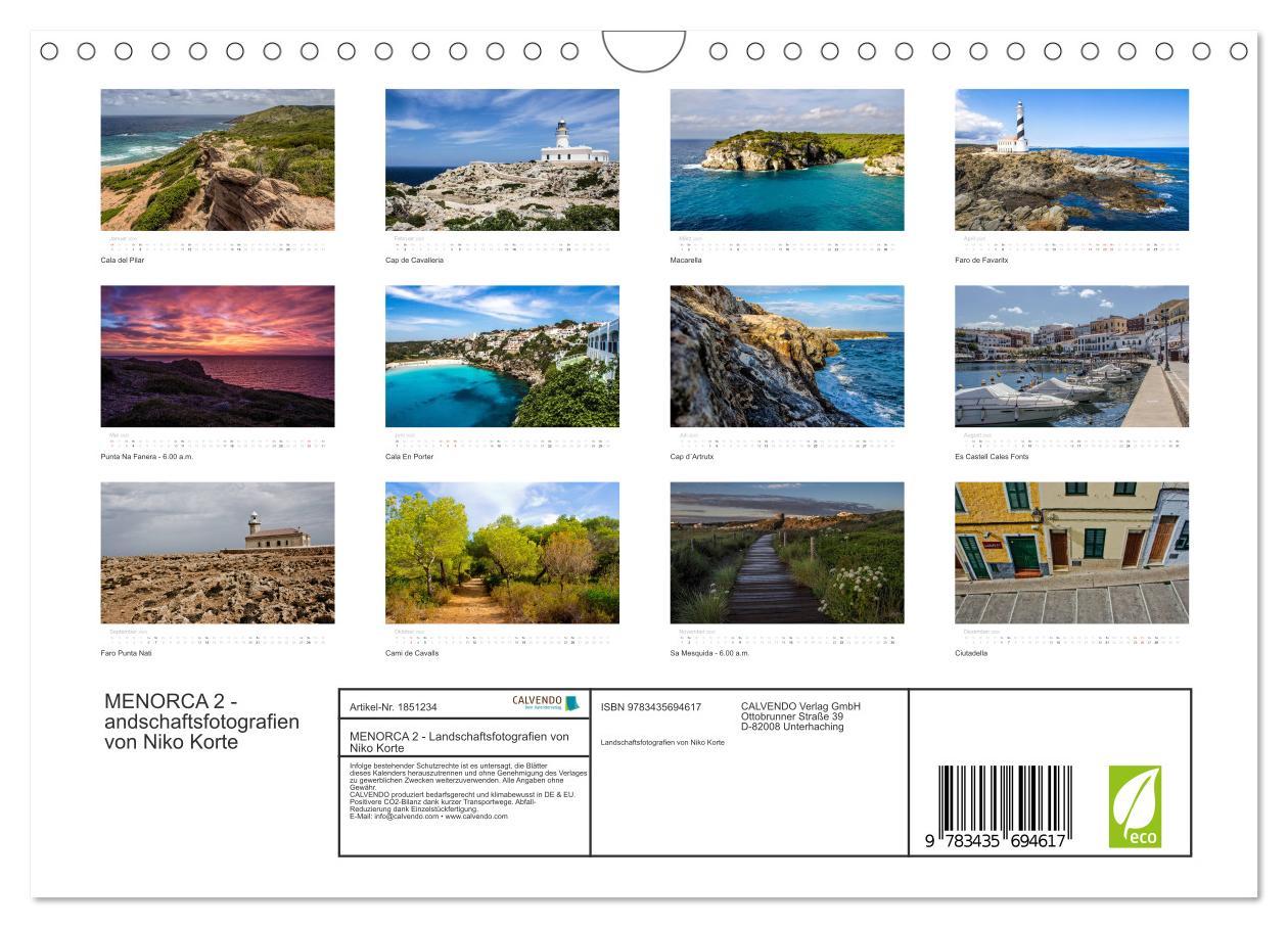 Bild: 9783435694617 | MENORCA 2 - Landschaftsfotografien von Niko Korte (Wandkalender...