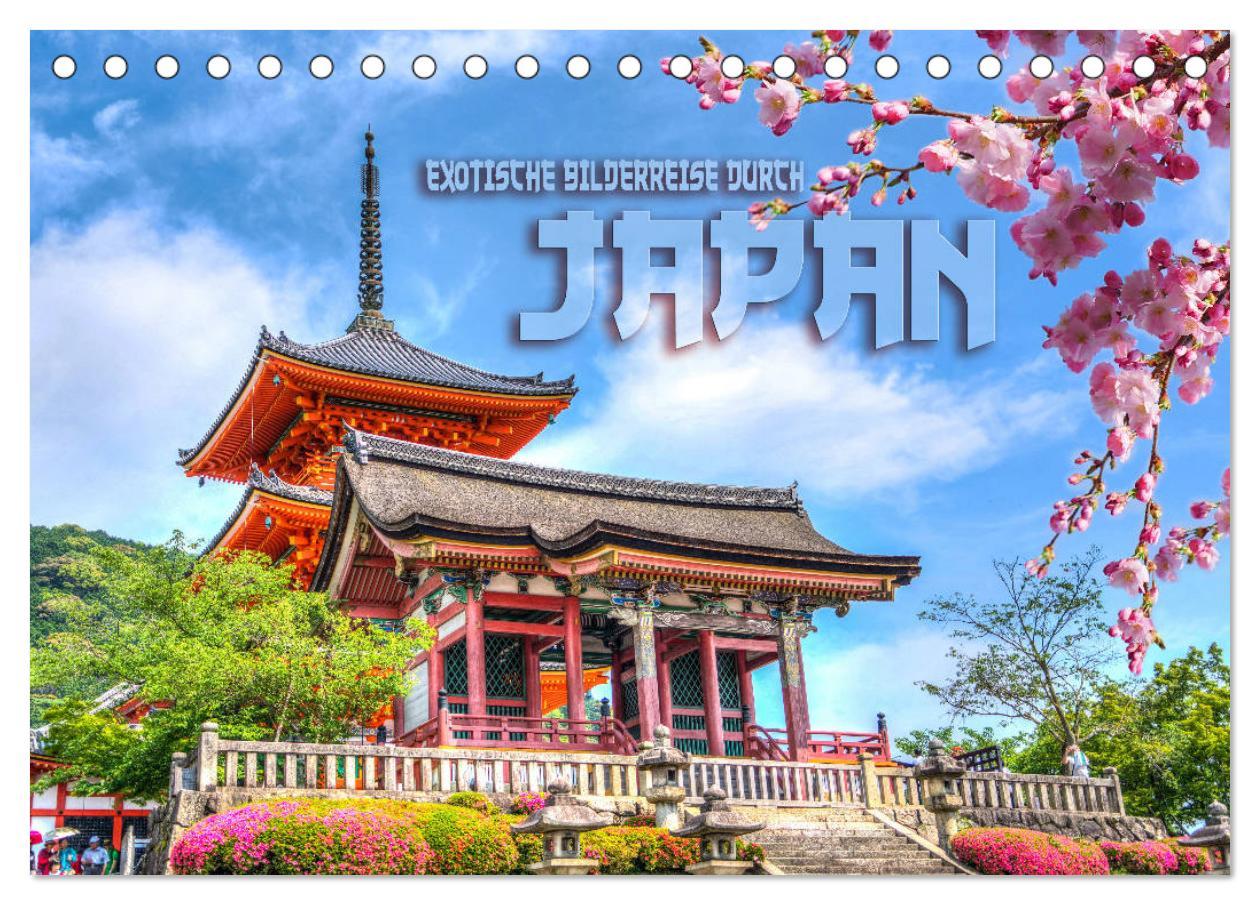 Cover: 9783435286683 | Exotische Bilderreise durch Japan (Tischkalender 2025 DIN A5 quer),...