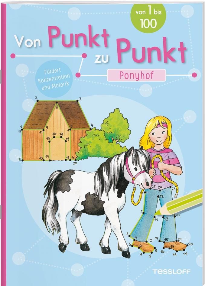 Cover: 9783788644642 | Von Punkt zu Punkt. Ponyhof | Von 1 bis 100 | Corina Beurenmeister