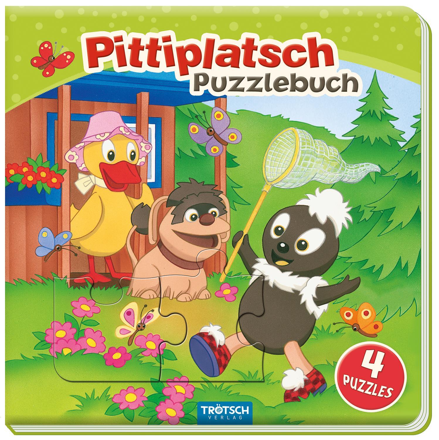 Cover: 9783965521629 | Trötsch Unser Sandmännchen Puzzlebuch mit 4 Puzzle Pittiplatsch | KG
