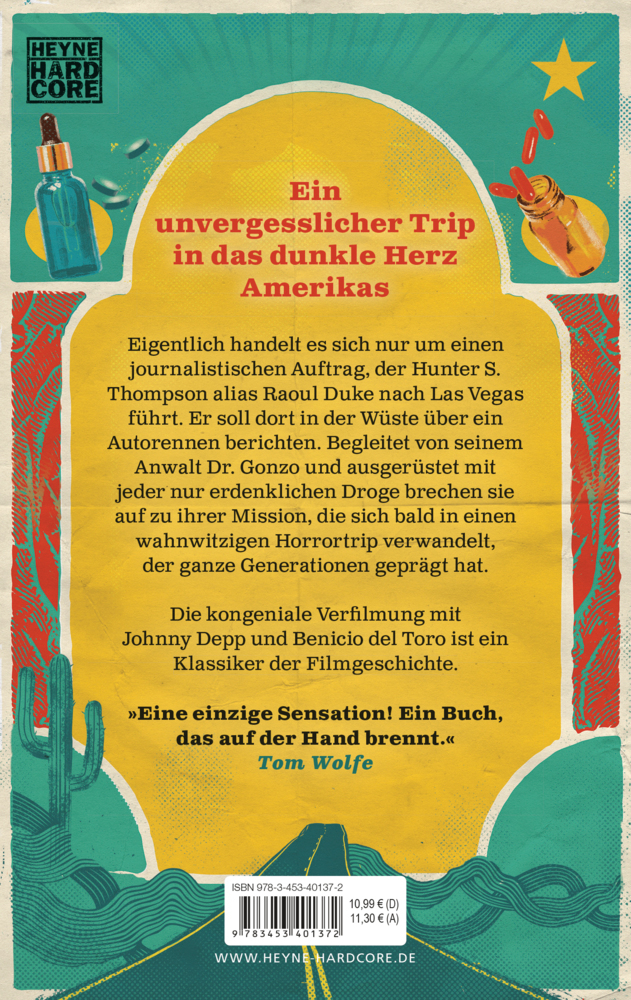 Bild: 9783453401372 | Angst und Schrecken in Las Vegas | Hunter S. Thompson | Taschenbuch