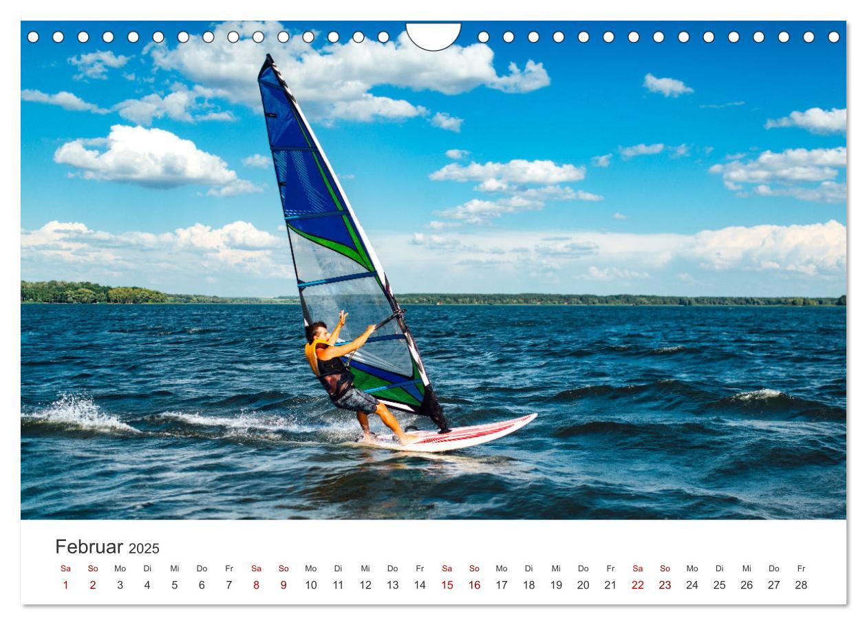 Bild: 9783383927898 | Windsurfen - Wellen und Wind (Wandkalender 2025 DIN A4 quer),...