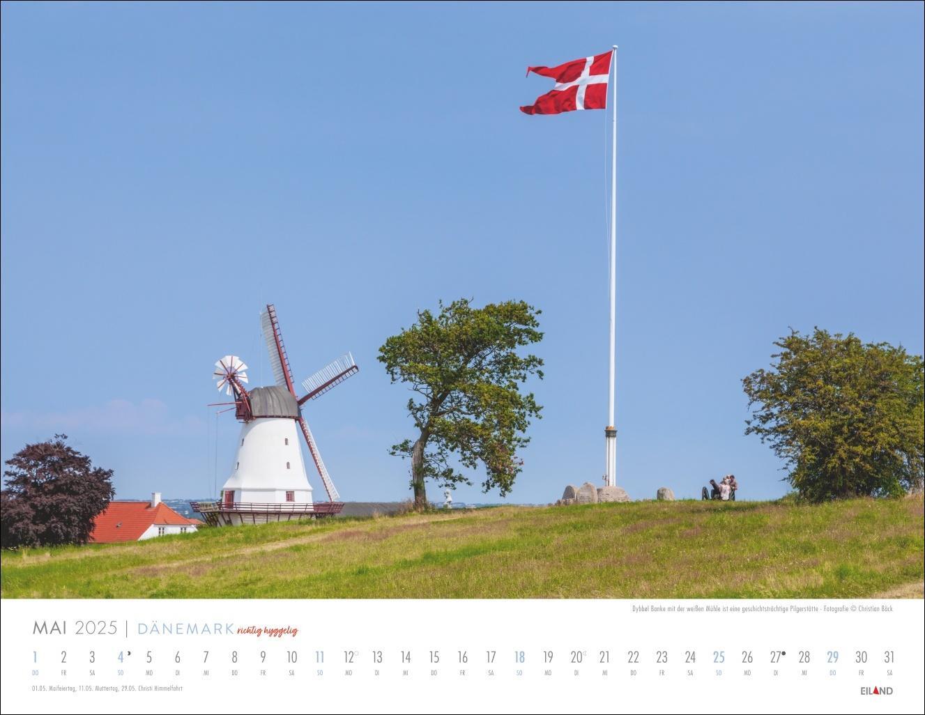 Bild: 9783964023582 | Dänemark Kalender 2025 - richtig hyggelig | Kalender | Spiralbindung