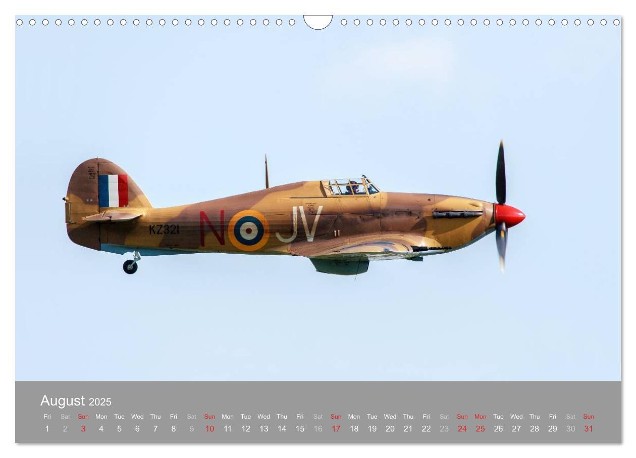 Bild: 9781325964550 | The Flying Legends (Wall Calendar 2025 DIN A3 landscape), CALVENDO...