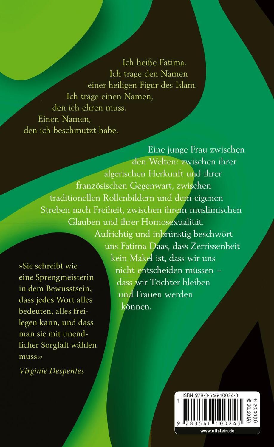 Rückseite: 9783546100243 | Die jüngste Tochter | Fatima Daas | Buch | 192 S. | Deutsch | 2021