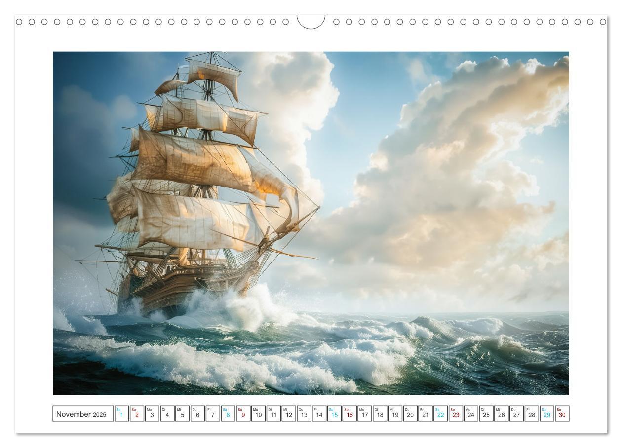 Bild: 9783383831041 | Wind und Wogen (Wandkalender 2025 DIN A3 quer), CALVENDO...