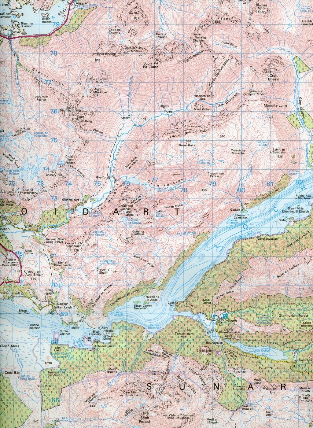 Bild: 9780319261385 | Mallaig &amp; Glenfinnan, Loch Shiel | Ordnance Survey | (Land-)Karte