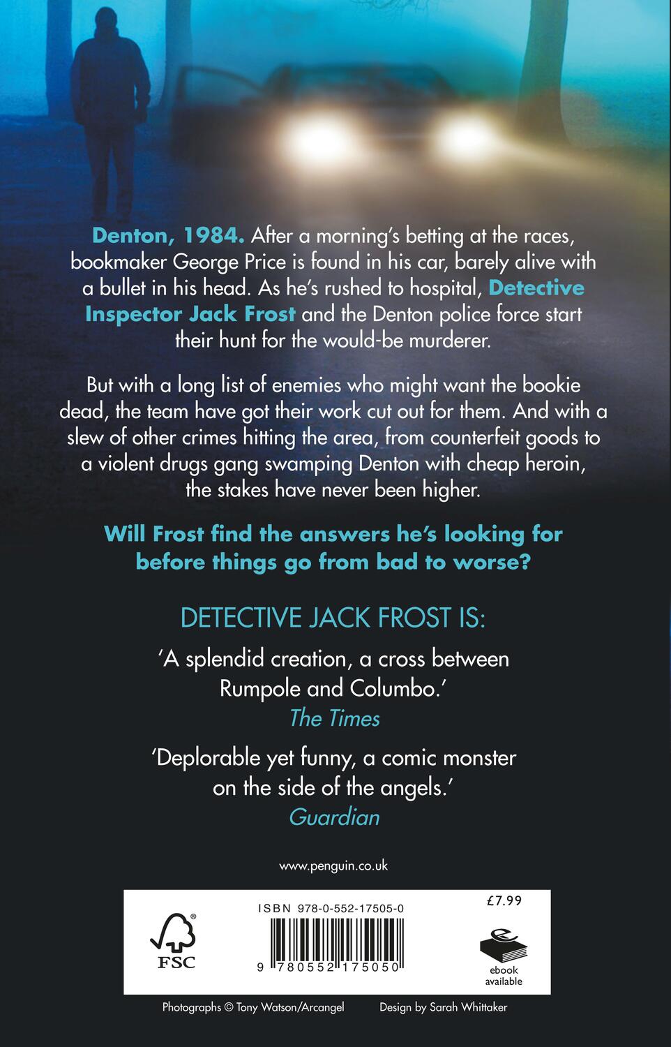 Rückseite: 9780552175050 | A Lethal Frost | DI Jack Frost series 5 | Danny Miller | Taschenbuch