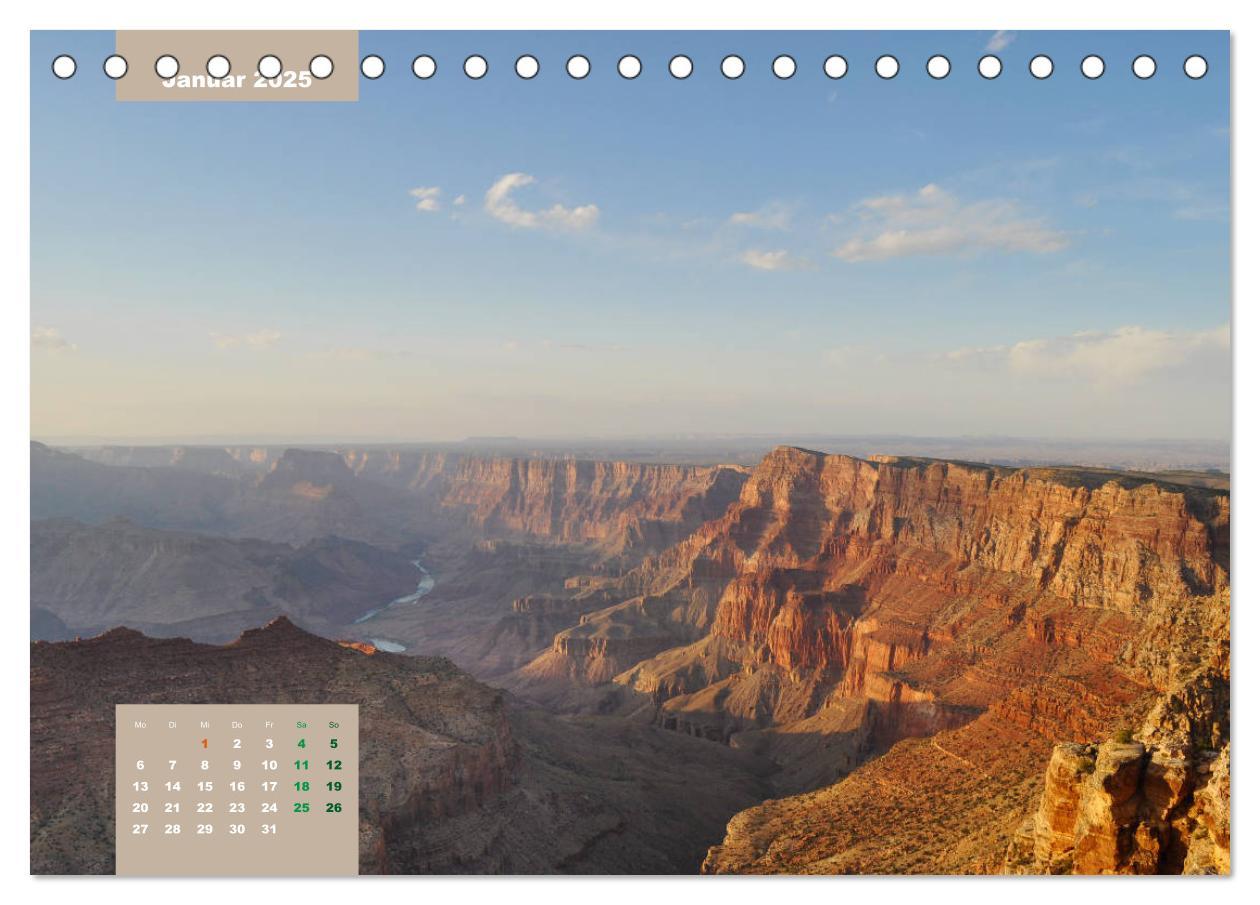 Bild: 9783435110834 | Erlebe mit mir die Schluchten des Grand Canyon (Tischkalender 2025...