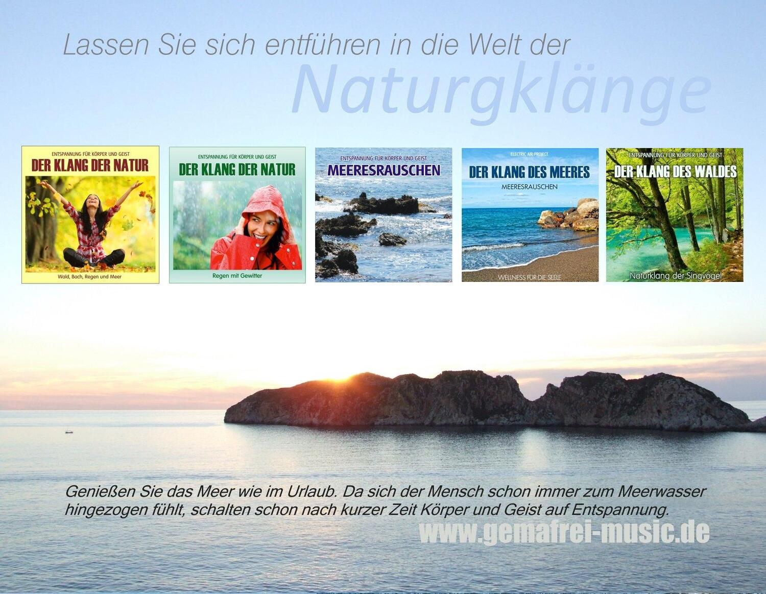 Bild: 4260088630094 | Der Klang des Meeres | Meeresrauschen (ohne Musik) | Project | CD