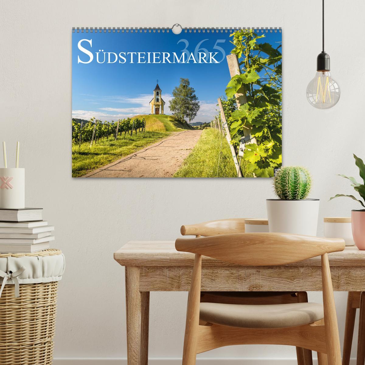 Bild: 9783435041954 | Südsteiermark365 (Wandkalender 2025 DIN A3 quer), CALVENDO...