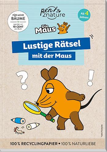 Cover: 9783987640506 | Lustige Rätsel mit der Maus. Bunter Rätselblock für Kinder ab 4 Jahren