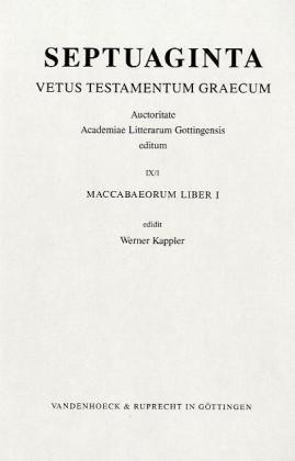 Cover: 9783525534045 | Septuaginta. Band 9,1 | Buch | 146 S. | Deutsch | 1991