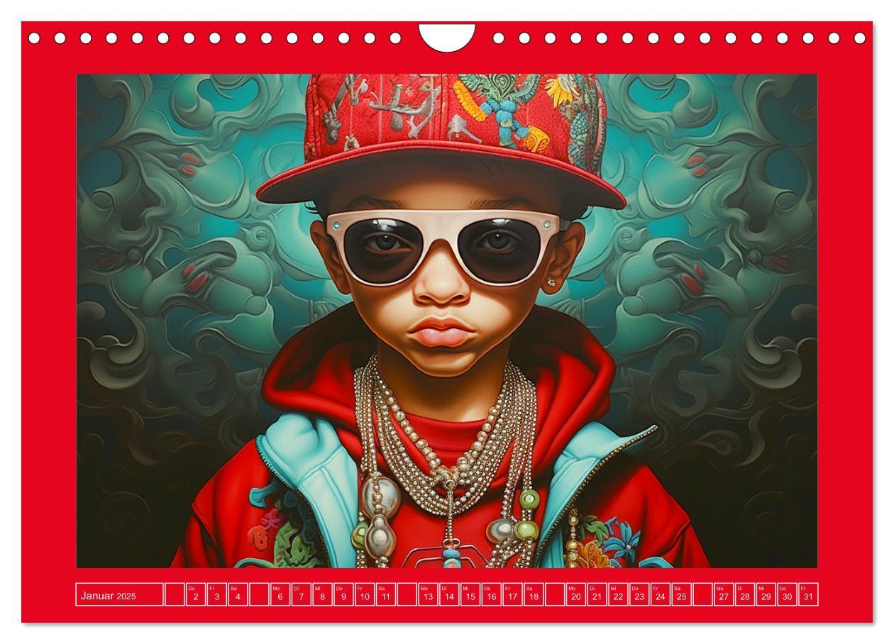 Bild: 9783383857102 | Hip Hop Kids. Ein Jahr voller Style und Groove (Wandkalender 2025...