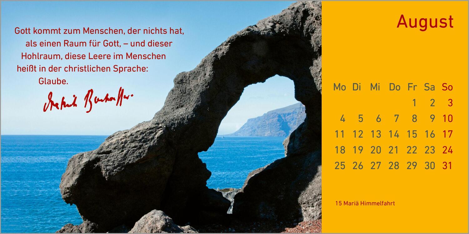 Bild: 9783579079288 | Jahres-Geleit 2025 | Dietrich Bonhoeffer | Kalender | 13 S. | Deutsch