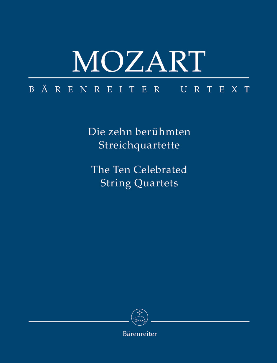 Cover: 9790006201181 | Die zehn berühmten Streichquartette, Studienpartitur | Mozart