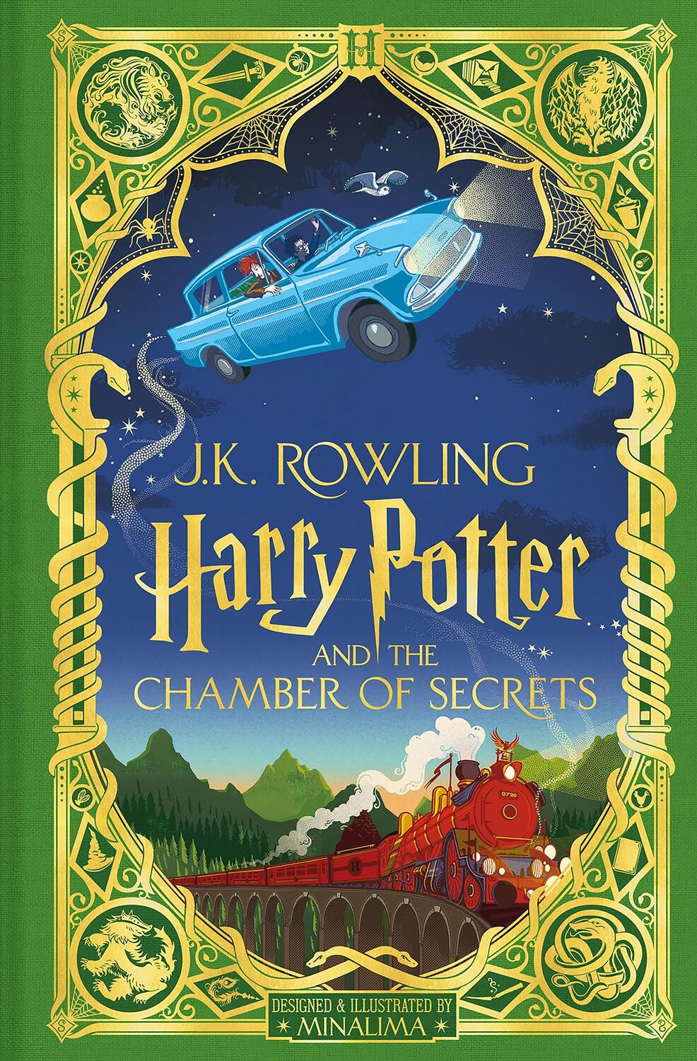 Cover: 9781526637888 | Harry Potter and the Chamber of Secrets: MinaLima Edition | Rowling