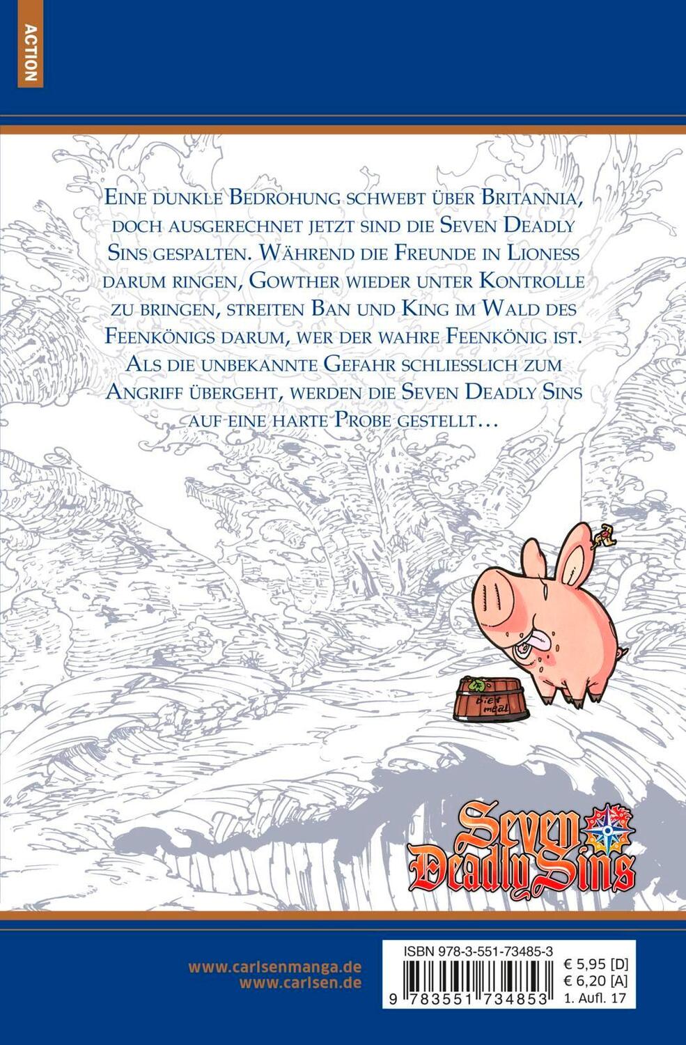 Rückseite: 9783551734853 | Seven Deadly Sins 15 | Suzuki Nakaba | Taschenbuch | Seven Deadly Sins