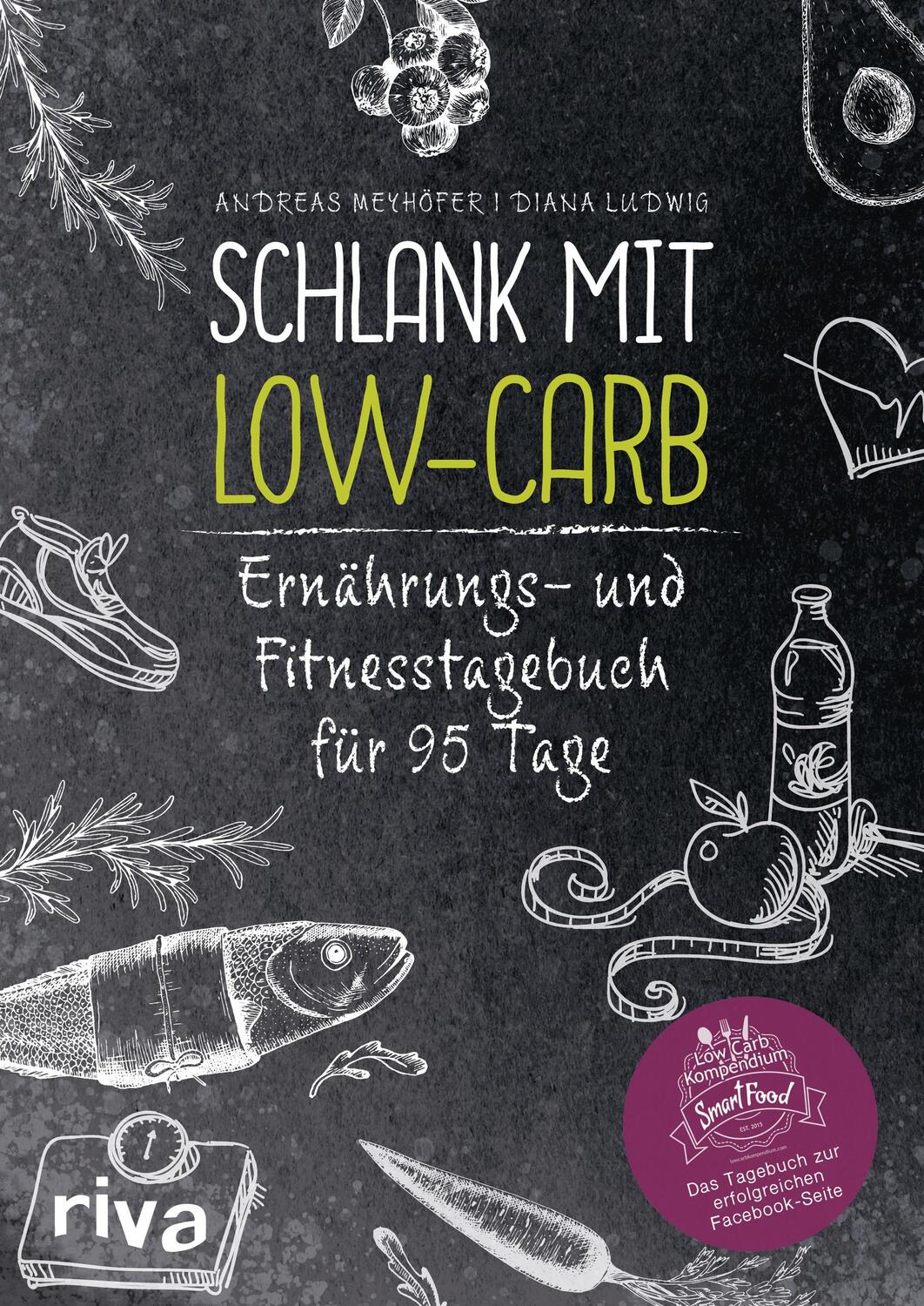 Cover: 9783742306838 | Schlank mit Low-Carb | Ernährungs- und Fitnesstagebuch für 95 Tage