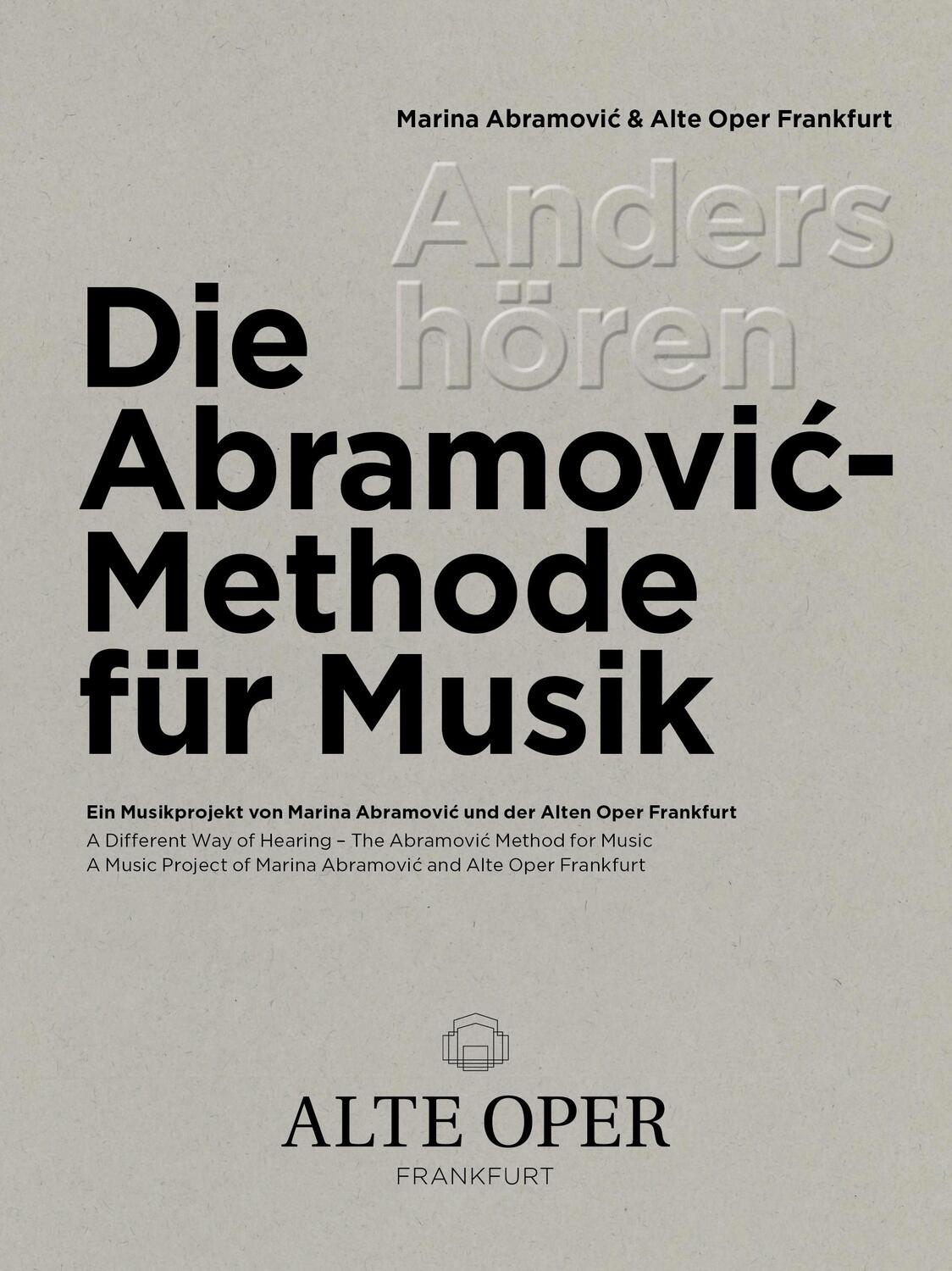 Cover: 9783966980968 | Anders hören - Die Abramovic-Methode für Musik | Kristina Pott (u. a.)