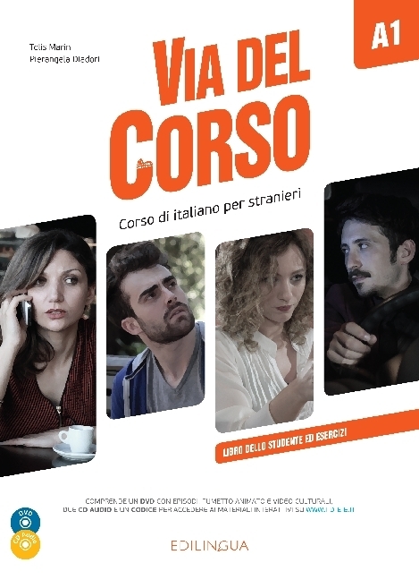 Cover: 9788898433636 | Via del Corso A1, m. 2 Audio-CDs u. Video-DVD | Telis Marin (u. a.)