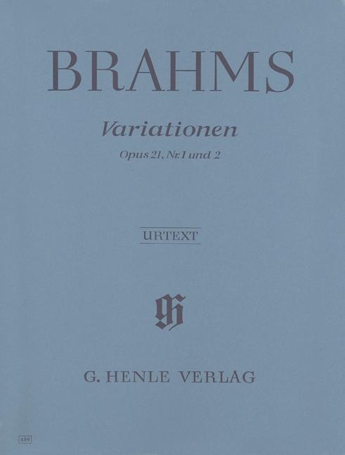 Cover: 9790201804392 | Variations Op.21 No.1 And 2 | Johannes Brahms | Taschenbuch | Buch