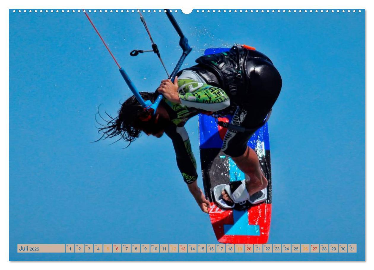 Bild: 9783435582785 | Kitesurfen - über den Wellen (hochwertiger Premium Wandkalender...