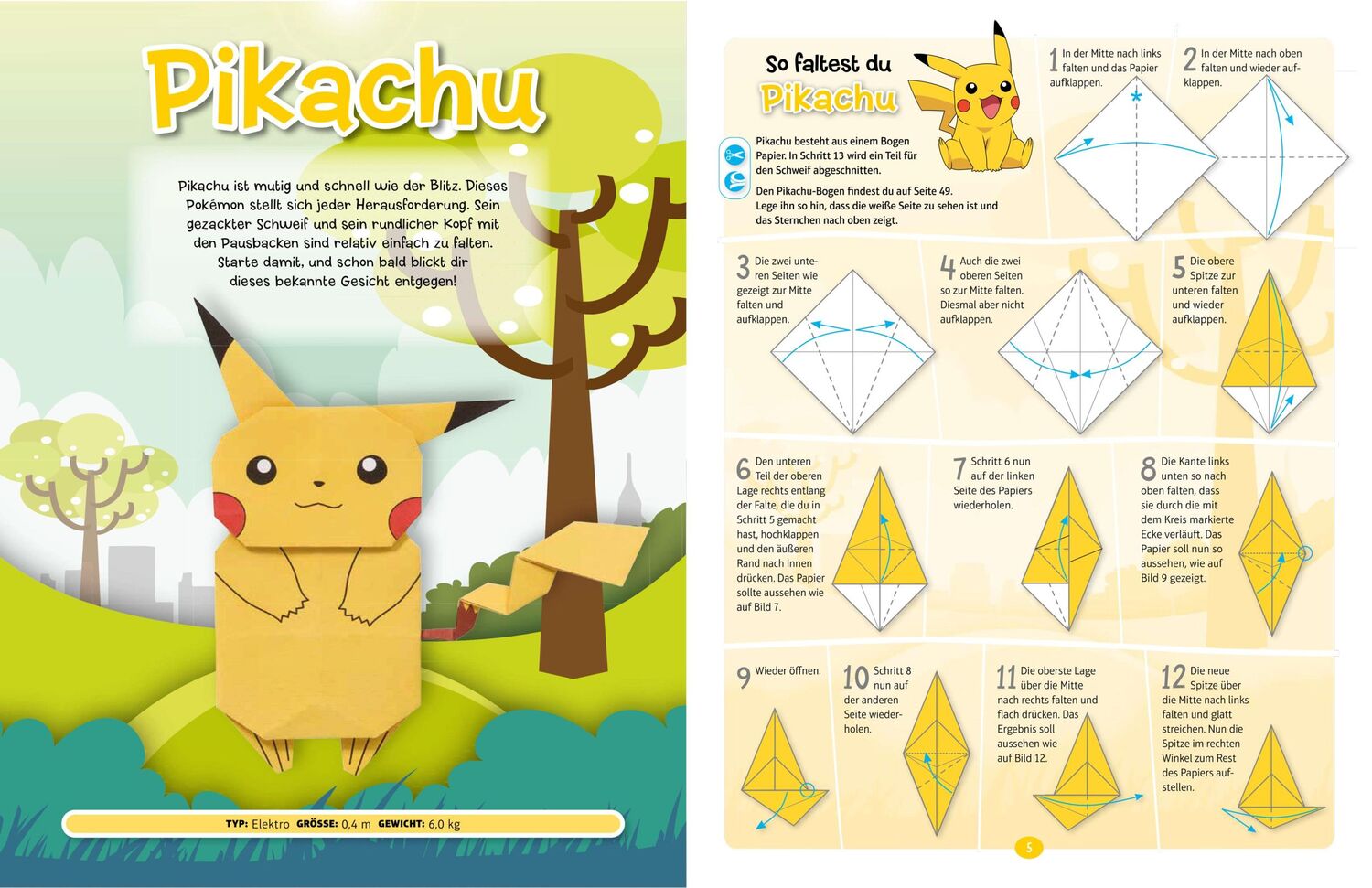 Bild: 9783833243738 | Pokémon: Origami - Falte Dein eigenes Pokémon | Pokémon | Taschenbuch