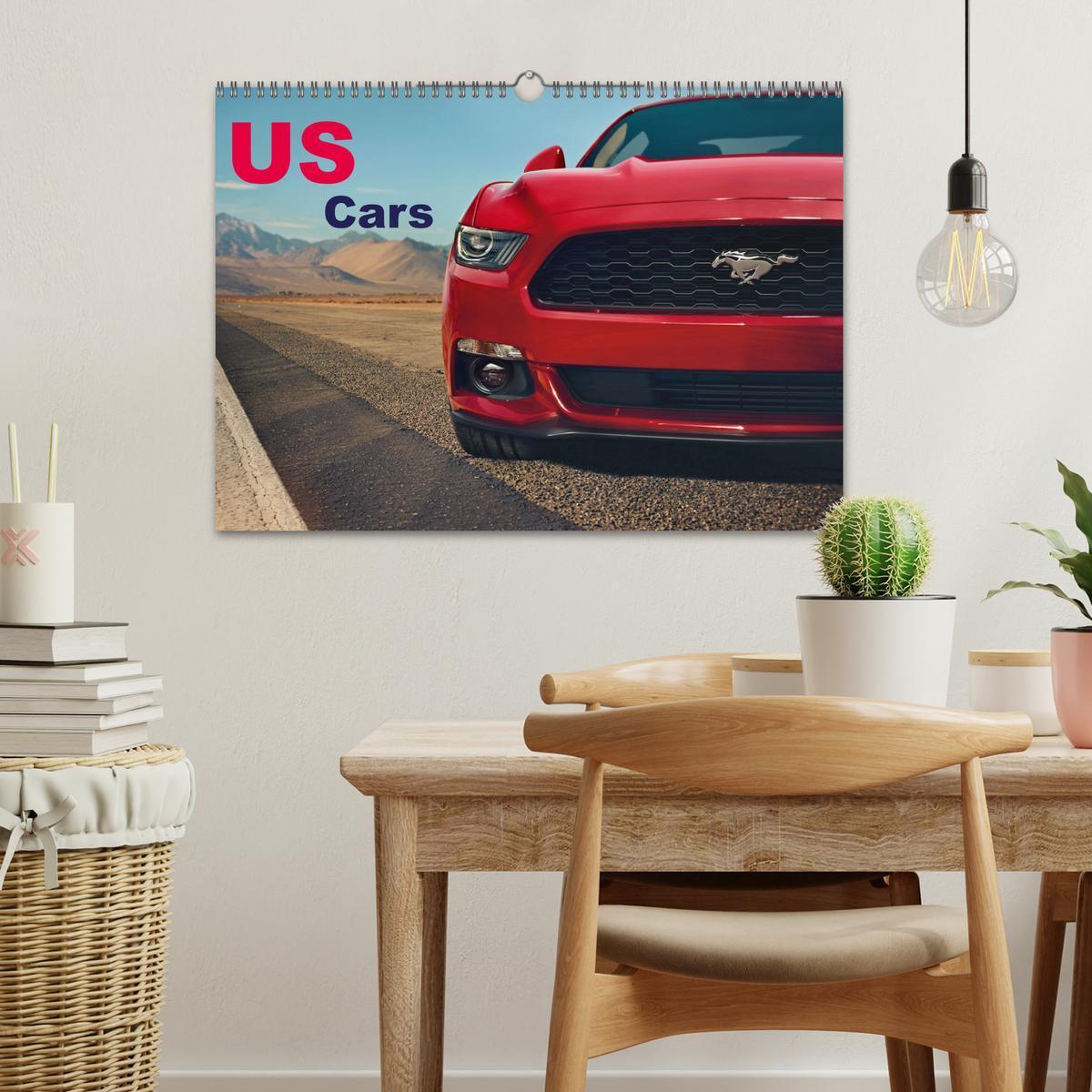 Bild: 9783435005628 | US Cars Kalender (Wandkalender 2025 DIN A3 quer), CALVENDO...