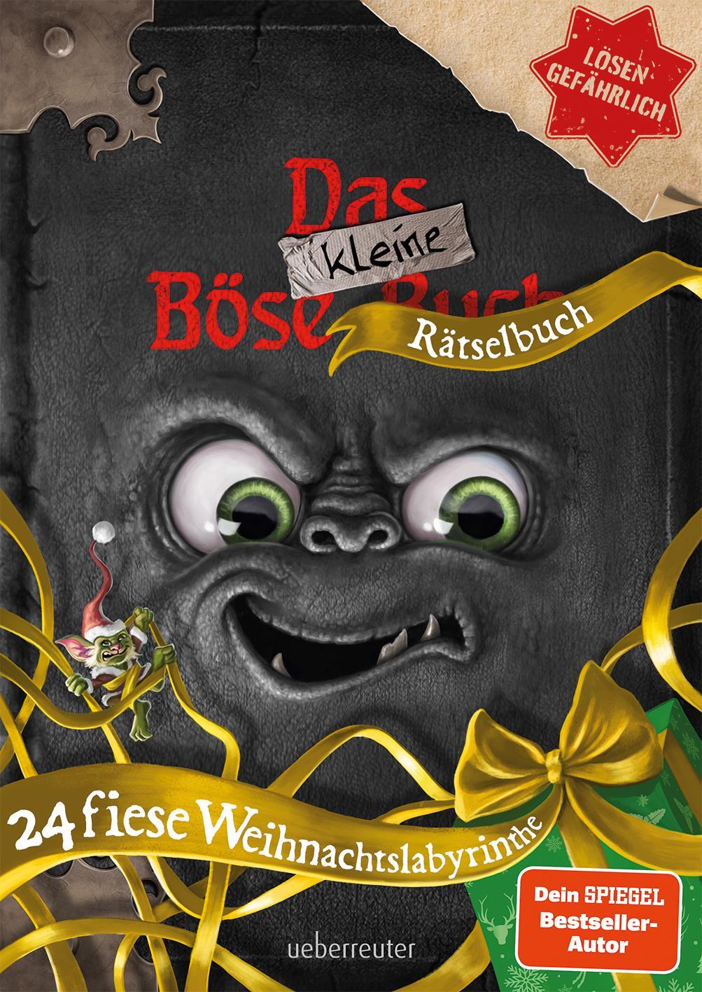 Cover: 9783764152963 | Das kleine Böse Rätselbuch - 24 fiese Weihnachtslabyrinthe:...