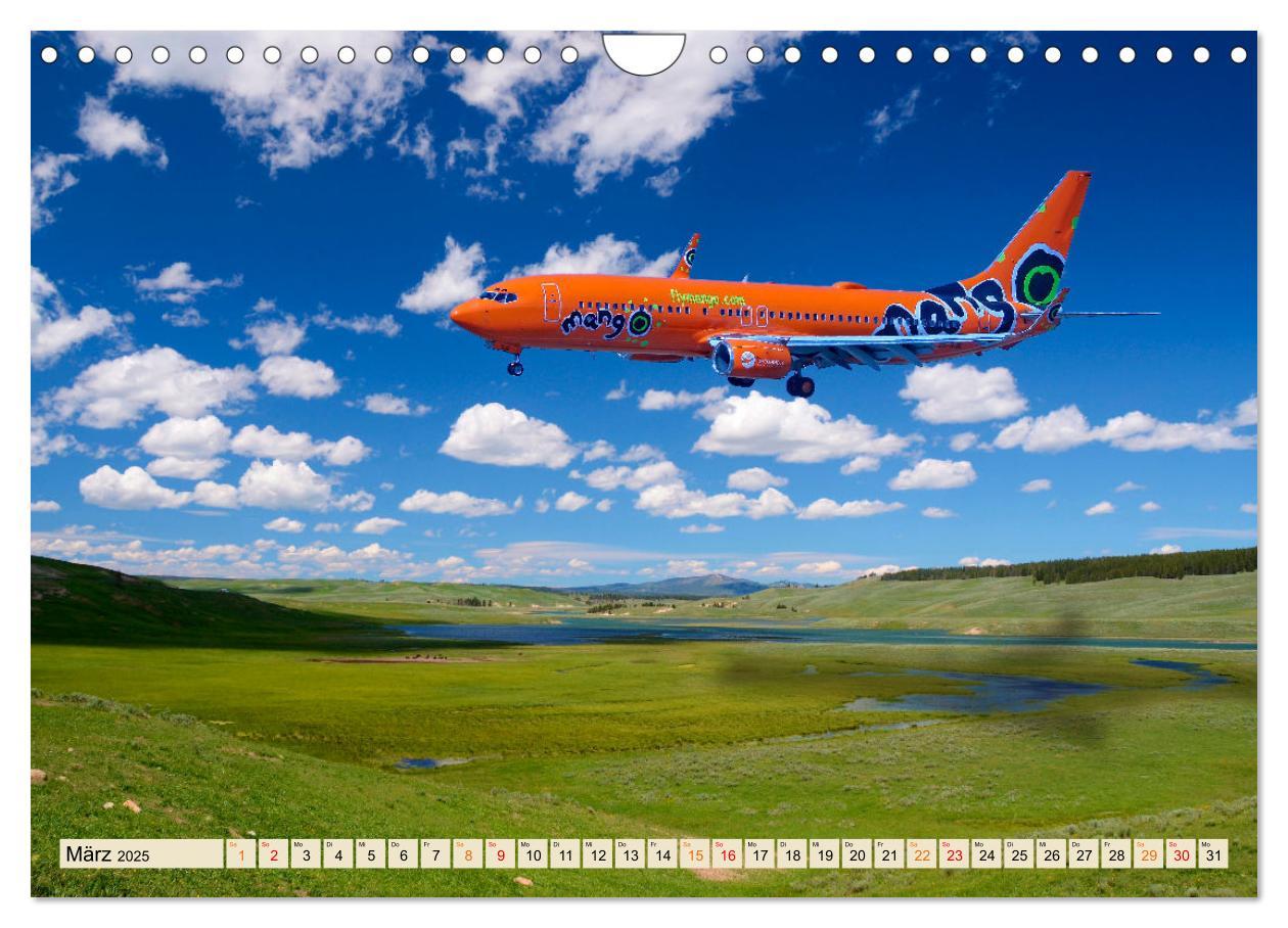 Bild: 9783383964039 | Flugzeuge - ab in den Urlaub (Wandkalender 2025 DIN A4 quer),...