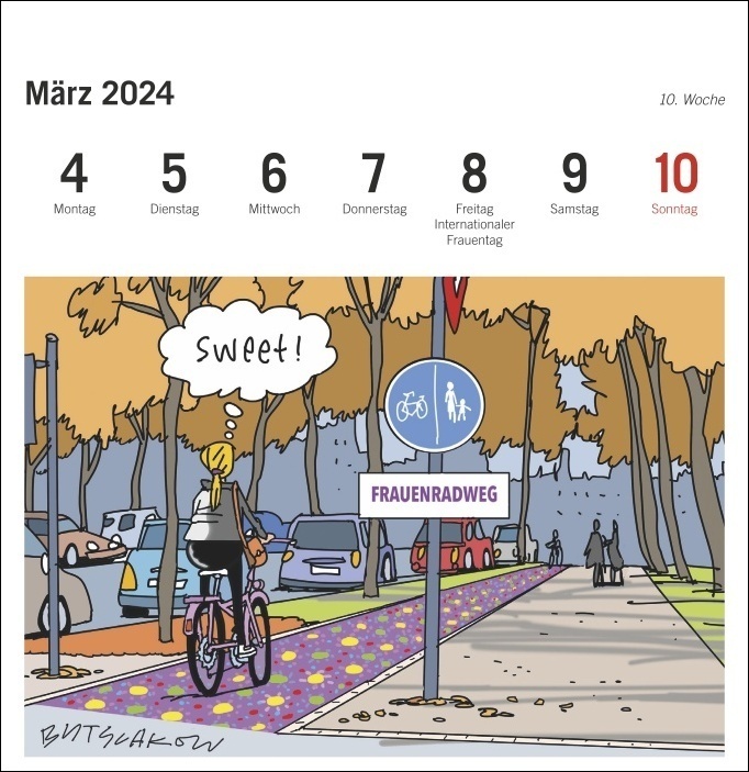 Bild: 9783756402502 | Butschkow: Fahrrad unser Premium-Postkartenkalender 2024. Kleiner...