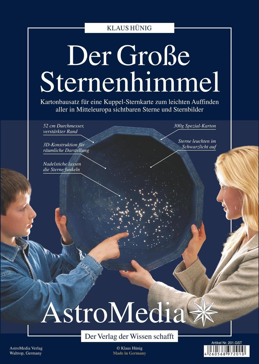 Cover: 9783935364058 | Der Grosse Sternenhimmel | Klaus Hünig | Astro Media | Deutsch | 2000
